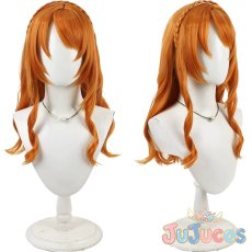 画像1: 大空あかり　永遠の灯　コスプレウィッグ　アイカツ！　コスプレ鬘　JUJUcosplay (1)