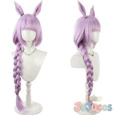画像1: ムーンライトルナシー　コスプレウィッグ　ウマ娘 シンデレラグレイ　コスプレ鬘　JUJUcosplay (1)