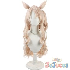 画像2: ヴィクトワールピサ　コスプレウィッグ　ウマ娘プリティーダービー　コスプレ鬘　JUJUcosplay (2)