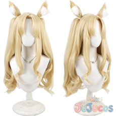 画像1: 百合園セイア　メイド　コスプレウィッグ　ブルーアーカイブ　コスプレ鬘　JUJUcosplay (1)