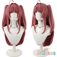 画像1: 小林みくる　制服　コスプレウィッグ　名探偵プリキュア!　コスプレ鬘　JUJUcosplay (1)