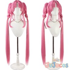 画像1: 小林みくる　変身後　コスプレウィッグ　名探偵プリキュア!　コスプレ鬘　JUJUcosplay (1)