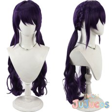 画像1: 朝比奈まふゆ　てりぶる★なーすさん　猫耳おばけの案内人　コスプレウィッグ　プロジェクトセカイ カラフルステージ！ feat. 初音ミク　コスプレ鬘　JUJUcosplay (1)