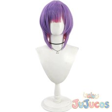 画像2: VTuber　常闇トワ　SHIN　コスプレウィッグ　バーチャルYouTuber　コスプレ鬘　JUJUcosplay (2)