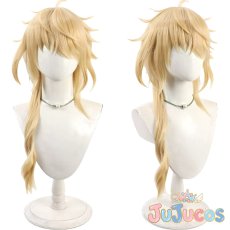 画像1: 一文字則宗　コスプレウィッグ　刀剣乱舞　コスプレ鬘　JUJUcosplay (1)