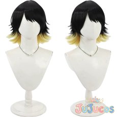 画像1: 長曽祢虎徹　コスプレウィッグ　刀剣乱舞　コスプレ鬘　JUJUcosplay (1)