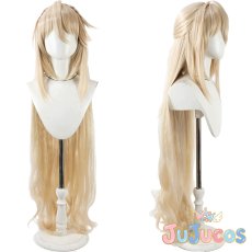 画像1: FGO　アルトリア・ペンドラゴン　Fes. 2025　10th Anniversary　コスプレウィッグ　Fate/Grand Order　コスプレ鬘　JUJUcosplay (1)