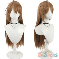 画像1: Vtuber　栗駒こまる　コスプレウィッグ　バーチャルYouTuber　コスプレ鬘　JUJUcosplay (1)