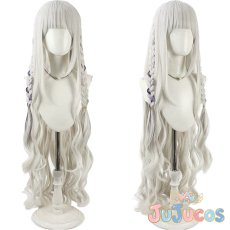 画像1: VTuber　奈羅花　ブラックウェディング　コスプレウィッグ　バーチャルYouTuber　コスプレ鬘　JUJUcosplay (1)