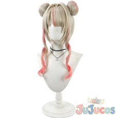 画像4: VTuber　魔界ノりりむ　チャイナ衣装　コスプレウィッグ　バーチャルYouTuber　コスプレ鬘　JUJUcosplay (4)