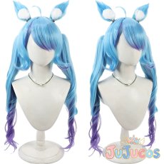 画像1: VTuber　宗谷いちか　第6衣装　コスプレウィッグ　バーチャルYouTuber　コスプレ鬘　JUJUcosplay (1)