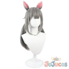 画像3: VTuber　甘城なつき　制服　コスプレウィッグ　バーチャルYouTuber　コスプレ鬘　JUJUcosplay (3)