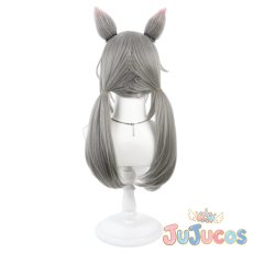 画像4: VTuber　甘城なつき　制服　コスプレウィッグ　バーチャルYouTuber　コスプレ鬘　JUJUcosplay (4)