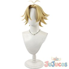 画像4: 桃宮唾切　コスプレウィッグ　桃源暗鬼　コスプレ鬘　JUJUcosplay (4)