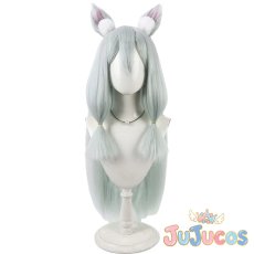 画像2: 忠犬オタ公　コスプレウィッグ　超かぐや姫！　コスプレ鬘　JUJUcosplay (2)