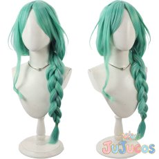 画像1: VTuber　八雲べに　和服　三つ編み　コスプレウィッグ　バーチャルYouTuber　コスプレ鬘　JUJUcosplay (1)