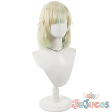 画像3: VTuber　藍沢エマ　和風戦闘服　コスプレウィッグ　バーチャルYouTuber　コスプレ鬘　JUJUcosplay (3)