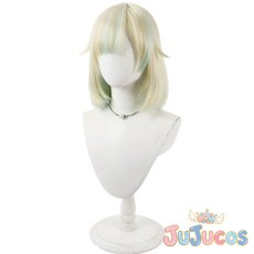 画像4: VTuber　藍沢エマ　和風戦闘服　コスプレウィッグ　バーチャルYouTuber　コスプレ鬘　JUJUcosplay (4)