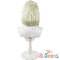 画像5: VTuber　藍沢エマ　和風戦闘服　コスプレウィッグ　バーチャルYouTuber　コスプレ鬘　JUJUcosplay (5)