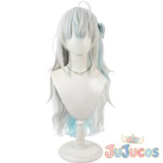 画像2: VTuber　銀城サイネ　コスプレウィッグ　バーチャルYouTuber　コスプレ鬘　JUJUcosplay (2)