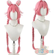 画像1: Vtuber　Raora Panthera(ラオーラ・パンテーラ)　メイド　コスプレウィッグ　バーチャルYouTuber　コスプレ鬘　JUJUcosplay (1)