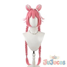 画像2: Vtuber　Raora Panthera(ラオーラ・パンテーラ)　メイド　コスプレウィッグ　バーチャルYouTuber　コスプレ鬘　JUJUcosplay (2)