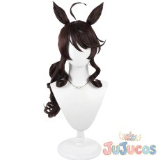 画像2: デアリングタクト　白に至る純真　コスプレウィッグ　ウマ娘プリティーダービー　コスプレ鬘　JUJUcosplay (2)