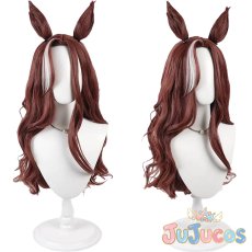 画像1: デアリングハート　勝負服　コスプレウィッグ　ウマ娘プリティーダービー　コスプレ鬘　JUJUcosplay (1)