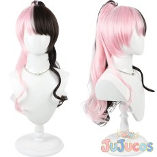 画像1: VTuber　橘ひなの　制服　コスプレウィッグ　バーチャルYouTuber　コスプレ鬘　JUJUcosplay (1)