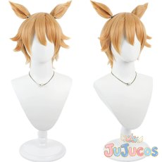 画像1: 桃草蓬　コスプレウィッグ　桃源暗鬼　コスプレ鬘　JUJUcosplay (1)