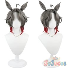 画像1: ローズキングダム　制服　コスプレウィッグ　ウマ娘プリティーダービー　コスプレ鬘　JUJUcosplay (1)