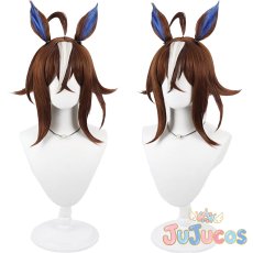 画像1: エピファネイア　勝負服　コスプレウィッグ　ウマ娘プリティーダービー　コスプレ鬘　JUJUcosplay (1)