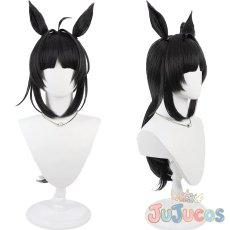 画像1: ロゴタイプ　勝負服　コスプレウィッグ　ウマ娘プリティーダービー　コスプレ鬘　JUJUcosplay (1)