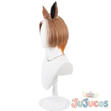画像4: カジノドライヴ　勝負服　コスプレウィッグ　ウマ娘プリティーダービー　コスプレ鬘　JUJUcosplay (4)