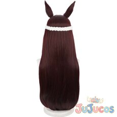 画像5: スペシャルウィーク　ロングヘア　コスプレウィッグ　ウマ娘プリティーダービー　コスプレ鬘　JUJUcosplay (5)