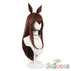 画像3: ジェンティルドンナ　La dama perfetta　コスプレウィッグ　ウマ娘プリティーダービー　コスプレ鬘　JUJUcosplay (3)