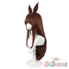 画像4: ジェンティルドンナ　La dama perfetta　コスプレウィッグ　ウマ娘プリティーダービー　コスプレ鬘　JUJUcosplay (4)