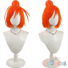 画像1: 日野あかね(キュアサニー)　コスプレウィッグ　スマイルプリキュア!　コスプレ鬘　JUJUcosplay (1)