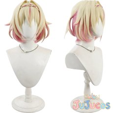画像1: VTuber　家入ポポ　コスプレウィッグ　バーチャルYouTuber　コスプレ鬘　JUJUcosplay (1)