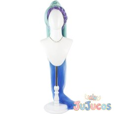 画像2: 海藤みなみ(キュアマーメイド)　コスプレウィッグ　Go!プリンセスプリキュア　コスプレ鬘　JUJUcosplay (2)