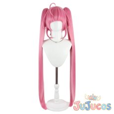 画像2: 星奈ひかる(キュアスター)　変身後　コスプレウィッグ　スター☆トゥインクルプリキュア　コスプレ鬘　JUJUcosplay (2)