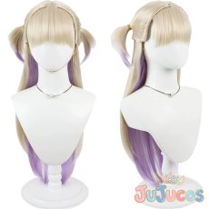 画像1: Vtuber　轟はじめ　ブラックオーロラ衣装　コスプレウィッグ　バーチャルYouTuber　コスプレ鬘　JUJUcosplay (1)