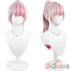 画像1: Vtuber　田中ヒメ　HIMEHINA　バブリン　コスプレウィッグ　バーチャルYouTuber　コスプレ鬘　JUJUcosplay (1)