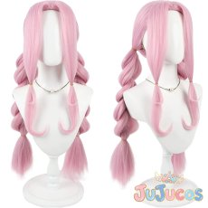 画像1: 花海ことは(キュアフェリーチェ)　コスプレウィッグ　魔法つかいプリキュア!　コスプレ鬘　JUJUcosplay (1)