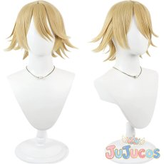 画像1: 等々力颯　コスプレウィッグ　桃源暗鬼　コスプレ鬘　JUJUcosplay (1)