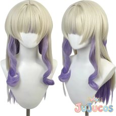 画像1: VTuber　轟はじめ　ブラックオーロラ衣装　コスプレウィッグ　バーチャルYouTuber　コスプレ鬘　JUJUcosplay (1)