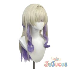 画像4: VTuber　轟はじめ　ブラックオーロラ衣装　コスプレウィッグ　バーチャルYouTuber　コスプレ鬘　JUJUcosplay (4)