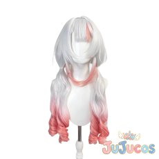 画像2: VTuber　百鬼あやめ　和風メイド衣装　コスプレウィッグ　バーチャルYouTuber　コスプレ鬘　JUJUcosplay (2)