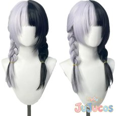 画像1: VTuber　Shiori Novella(シオリ・ノヴェラ)　パジャマ衣装　コスプレウィッグ　バーチャルYouTuber　コスプレ鬘　JUJUcosplay (1)