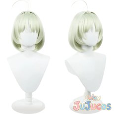 画像1: 薄葉リツ　コスプレウィッグ　ブルーアーカイブ　コスプレ鬘　JUJUcosplay (1)